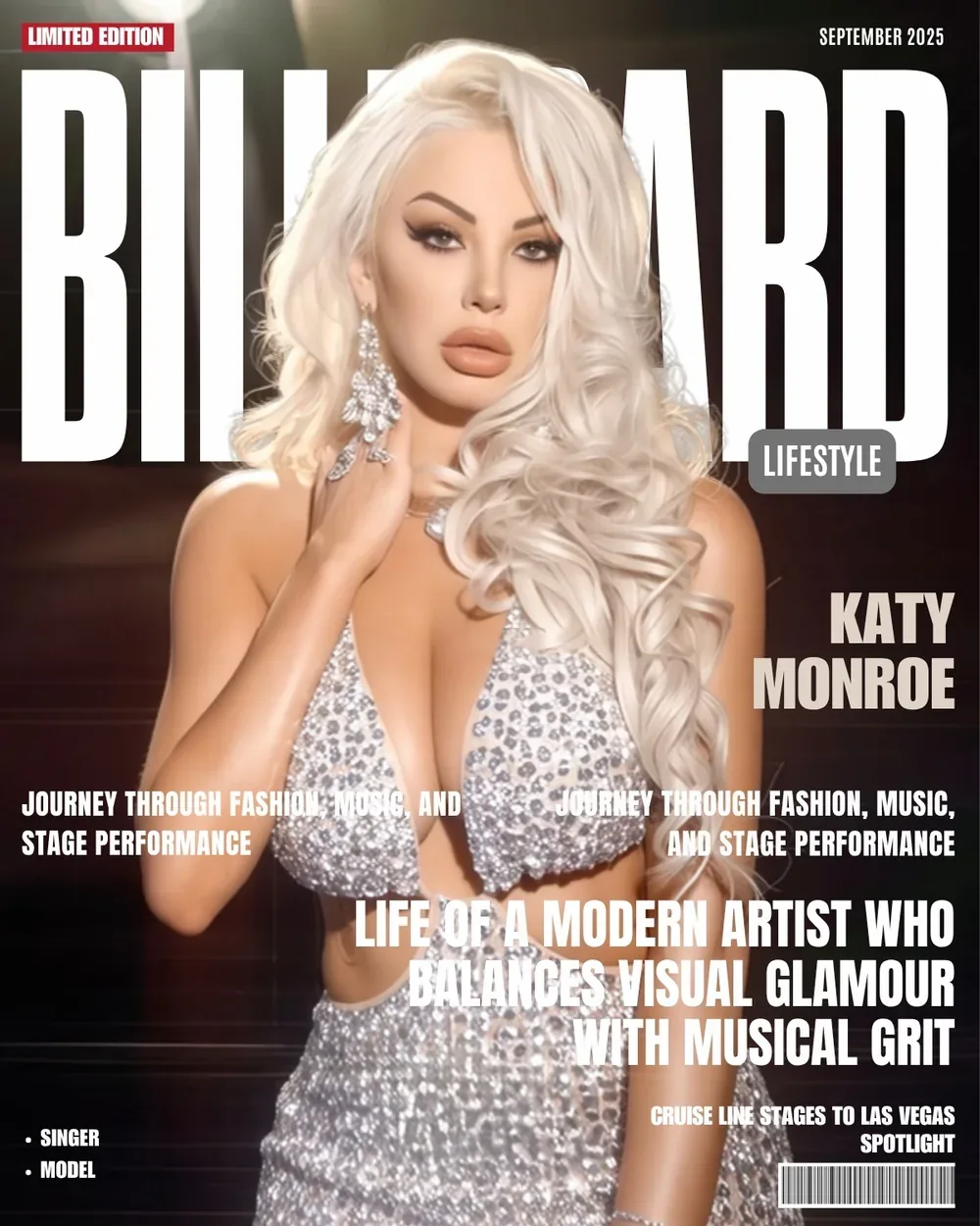 Billboard Lifestyle cover, September 2025: Katy Monroe