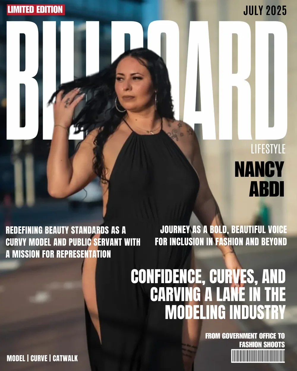 Billboard Lifestyle cover, July 2025: Nancy Abdi