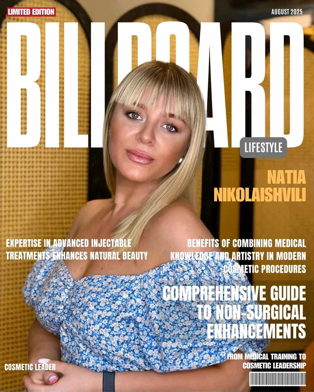 Billboard Lifestyle cover, August 2025: Natia Nikolaishvili