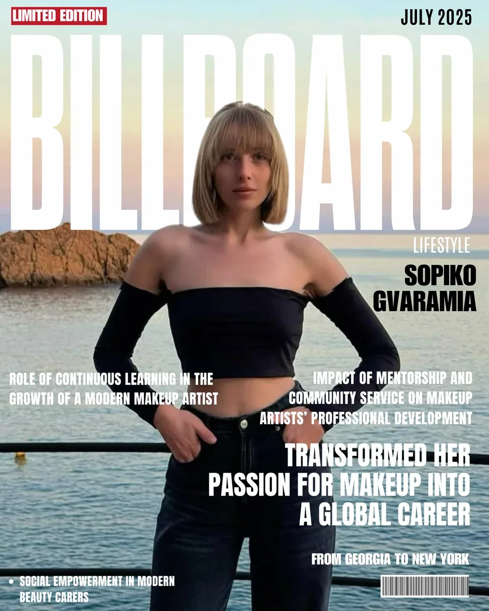 Billboard Lifestyle cover, July 2025: Sopiko Gvaramia