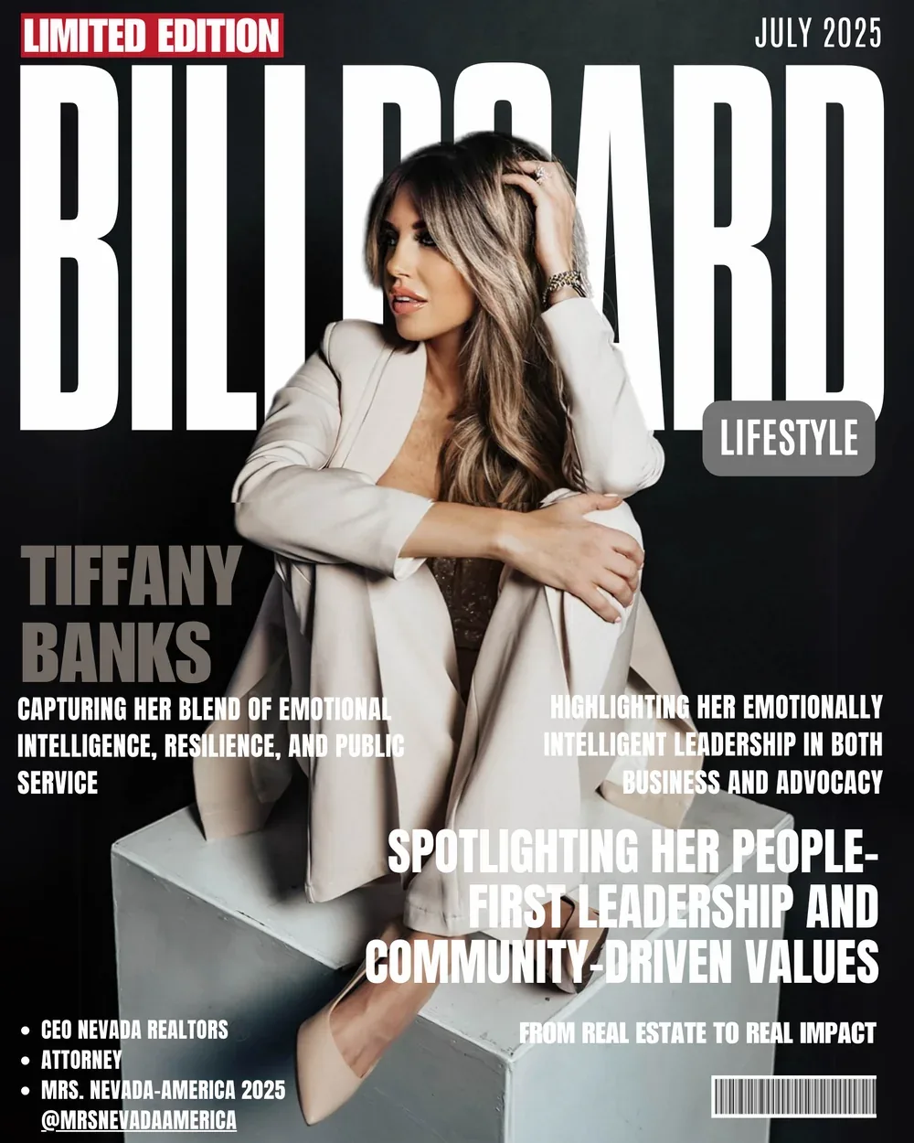Billboard Lifestyle cover, July 2025: Tiffany Banks